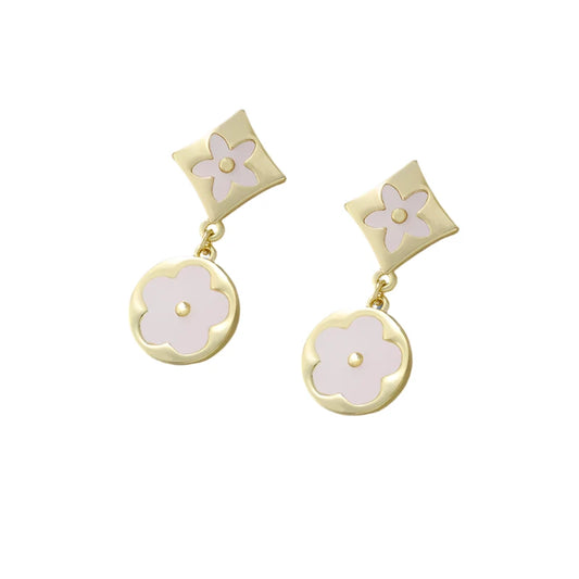 Flower Drop Earrings